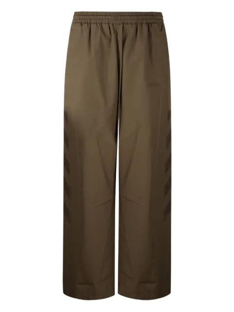 diagonal-stripe track pants by OFF-WHITE