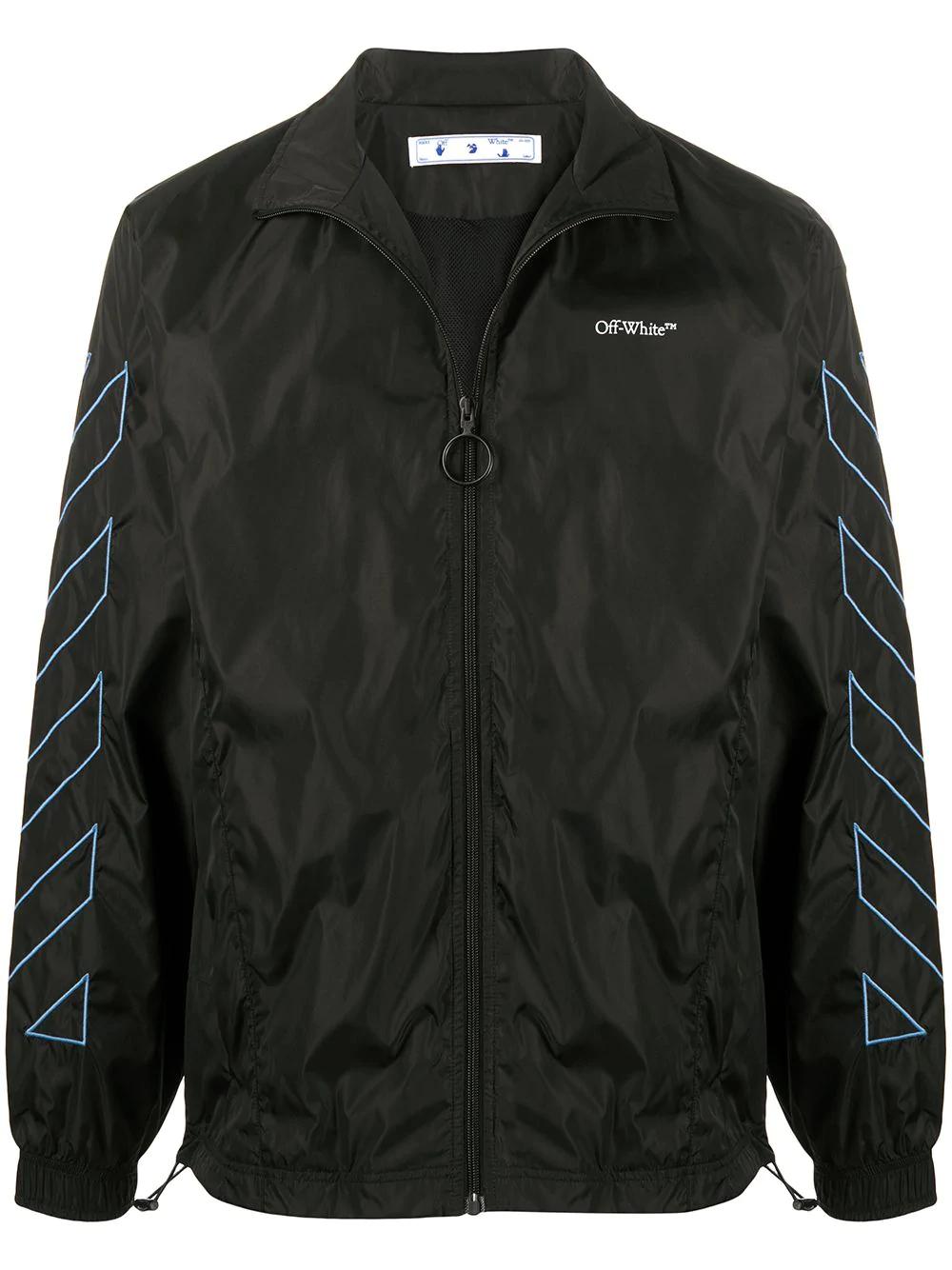 diagonal stripes zipped jacket by OFF-WHITE