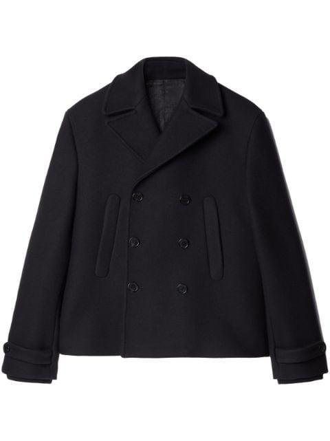 double-breasted peacoat by OFF-WHITE