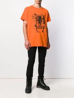 drawstring belt slim-fit denim jeans by OFF-WHITE