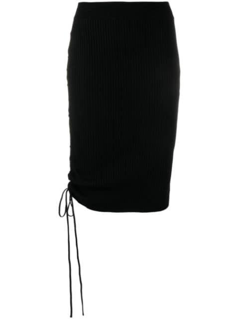 drawstring-detailed midi skirt by OFF-WHITE