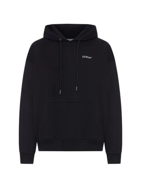 drawstring hoodied sweatshirt by OFF-WHITE