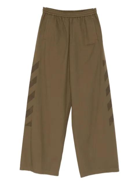 elasticated-waistband trousers by OFF-WHITE