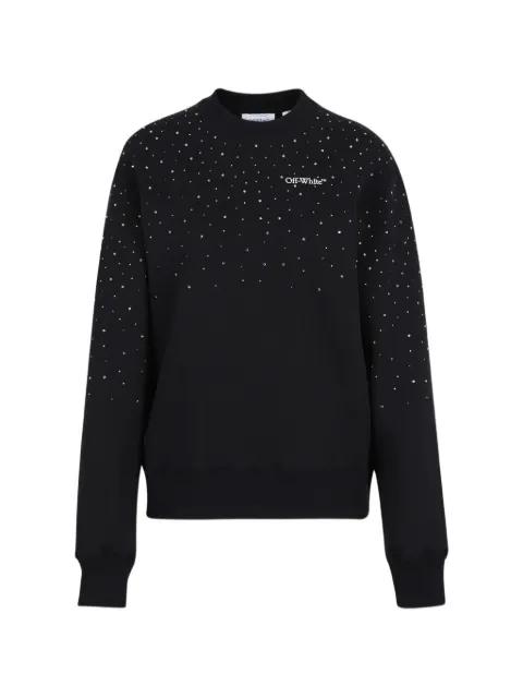 embellished round-neck sweatshirt by OFF-WHITE