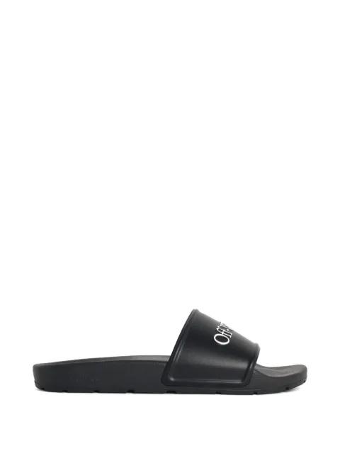 embossed-logo slides by OFF-WHITE