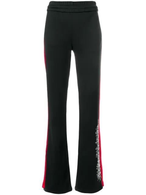 embroidered detail trousers by OFF-WHITE