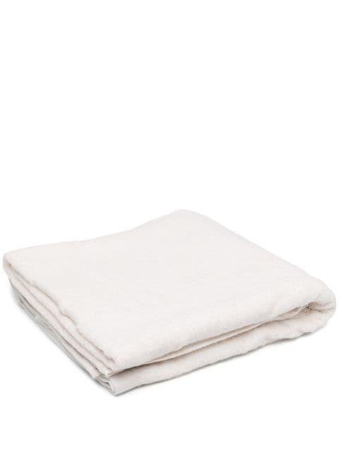 embroidered logo bath towel by OFF-WHITE