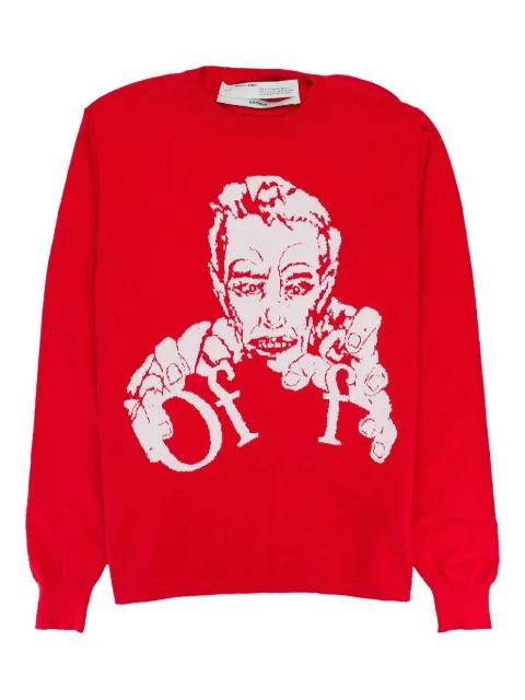 embroidered sweatshirt by OFF-WHITE