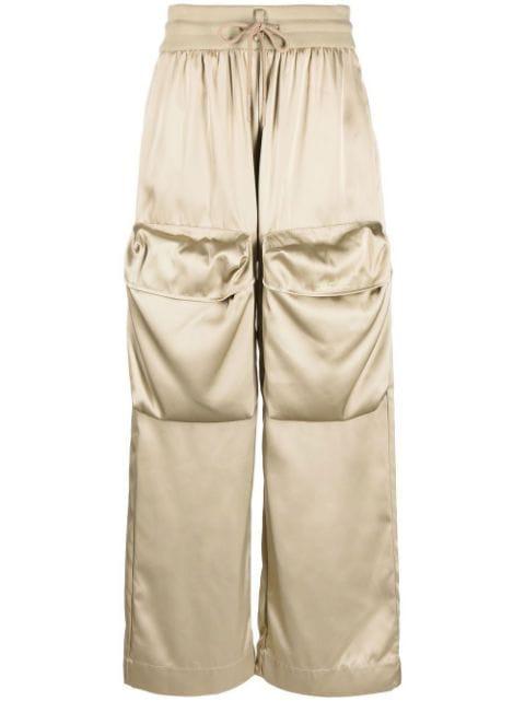 flap-pocket track pants by OFF-WHITE