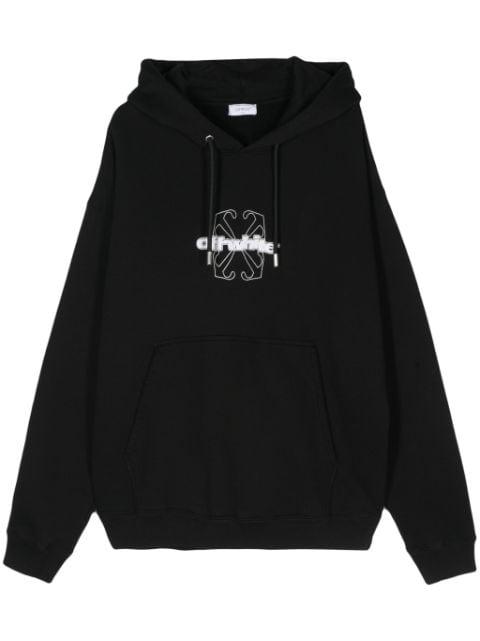 flock-arrow skate hoodie by OFF-WHITE