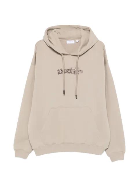 floral embroidery hoodie by OFF-WHITE