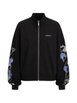 floral-print Arrows zip-up sweatshirt by OFF-WHITE