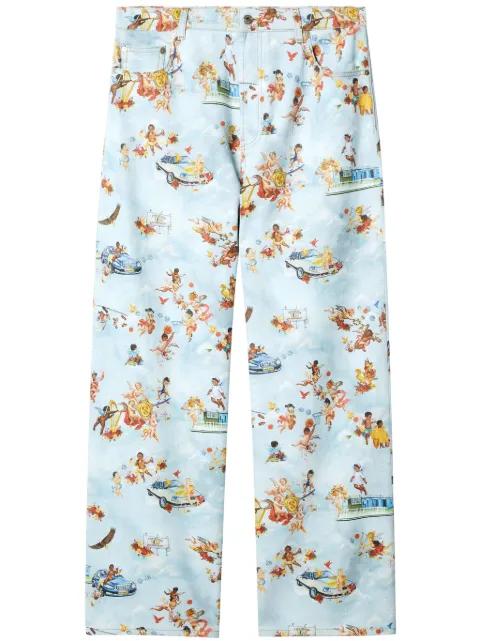fresco-print jeans by OFF-WHITE