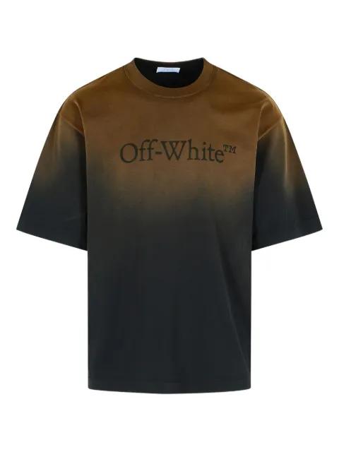 gradient-effect logo-print t-shirt by OFF-WHITE