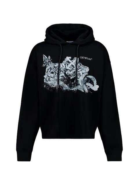 graphic-print hoodie by OFF-WHITE