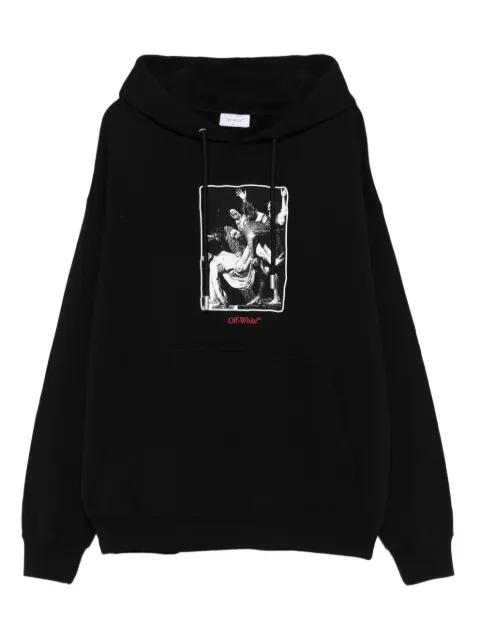graphic-print hoodie by OFF-WHITE