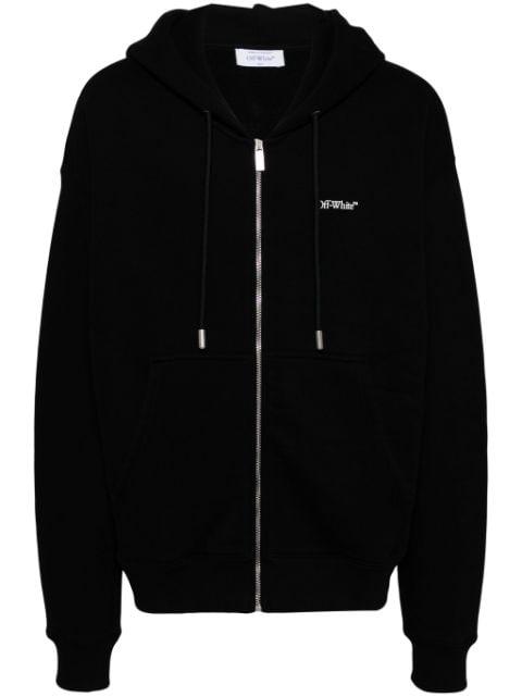 graphic print hoodied jacket by OFF-WHITE