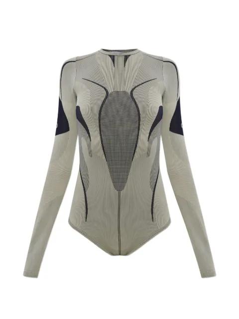 graphic-print long-sleeve bodysuit by OFF-WHITE