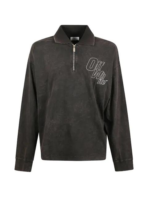 half-zip long-sleeved sweater by OFF-WHITE