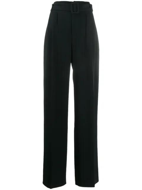 high-waisted belted trousers by OFF-WHITE