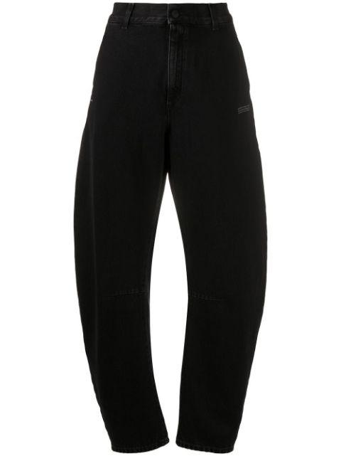 high-waisted bootcut jeans by OFF-WHITE