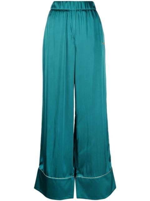 high-waisted palazzo trousers by OFF-WHITE