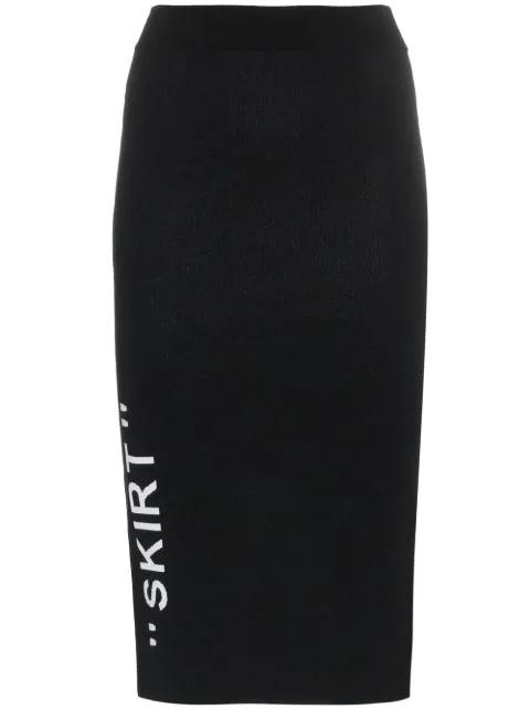 high-waisted pencil skirt by OFF-WHITE
