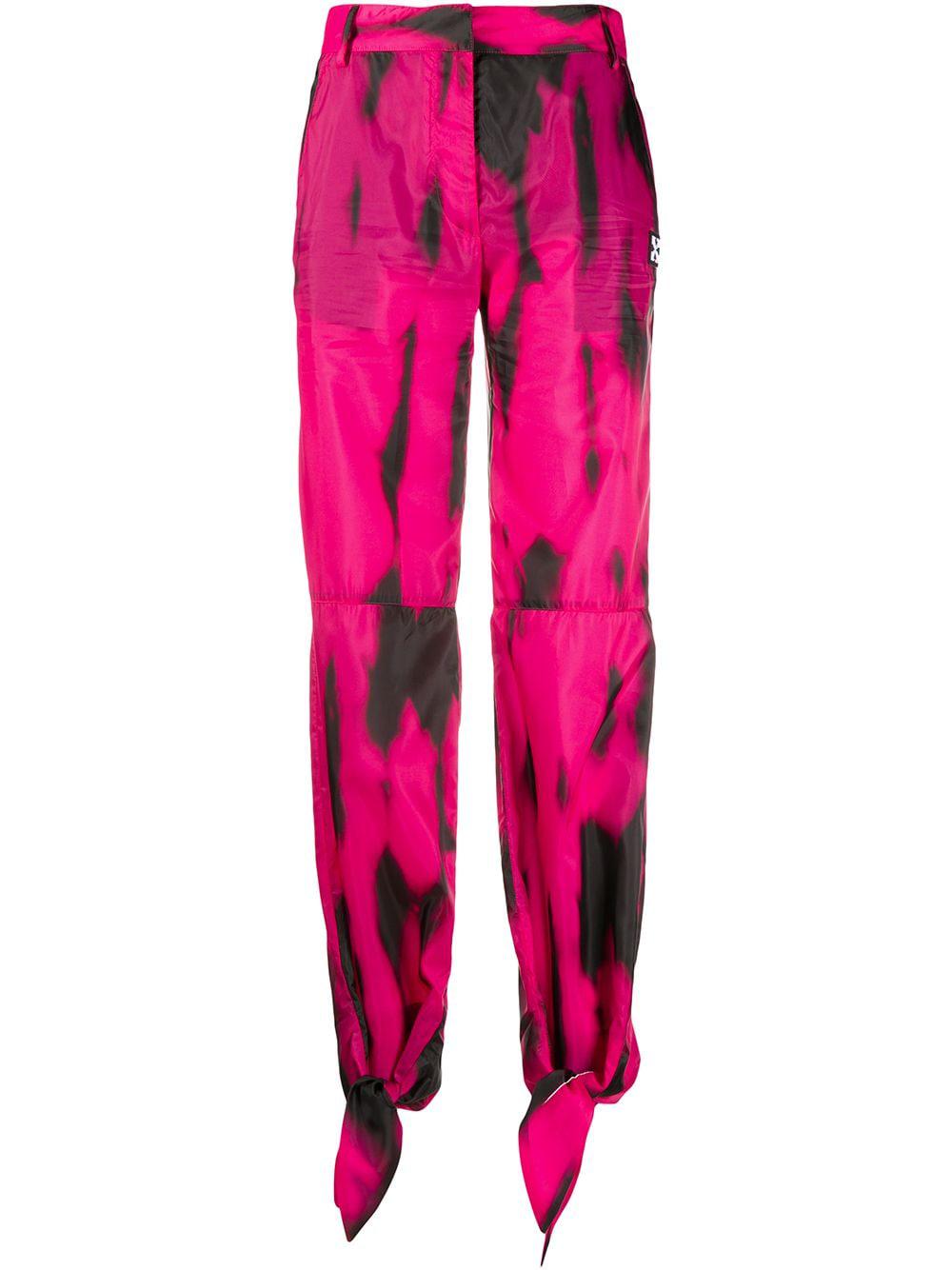 high-waisted straight-leg trousers by OFF-WHITE