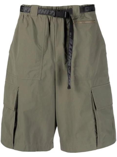 industrial-belt cargo shorts by OFF-WHITE