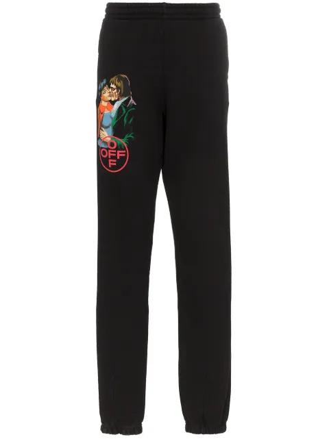 kiss cotton sweatpants by OFF-WHITE