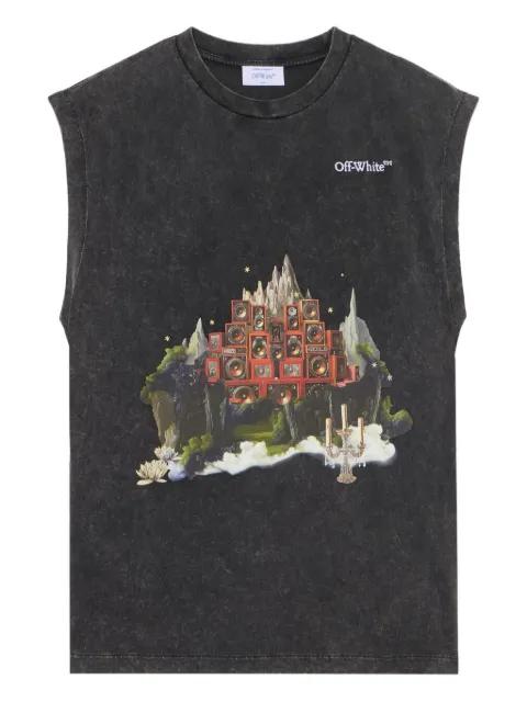 landscape arrow tank top by OFF-WHITE