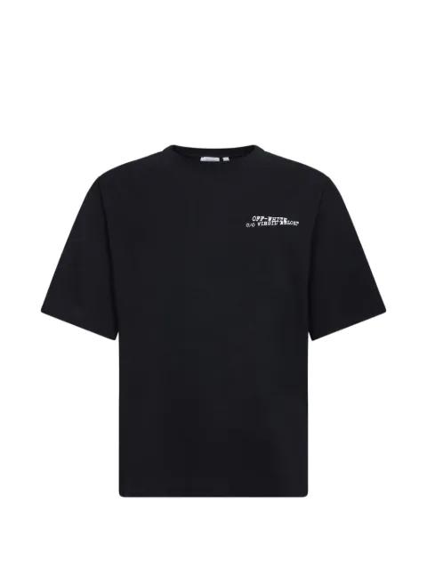 lettering arrow artwork T-shirt by OFF-WHITE