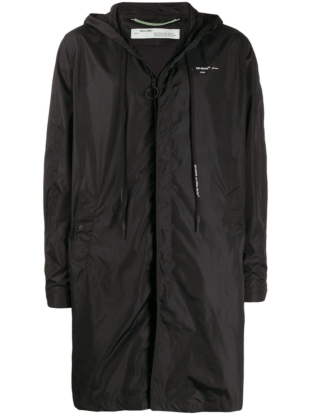 lightweight hoodied rain coat by OFF-WHITE