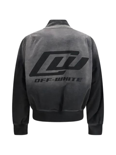 logo-detail bomber jacket by OFF-WHITE