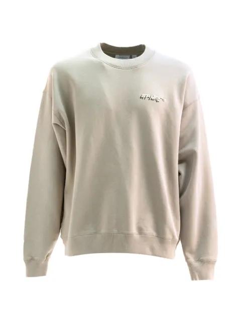 logo-detail crew-neck sweatshirt by OFF-WHITE