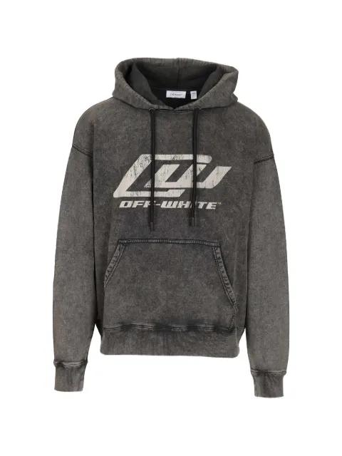 logo-detail hoodie by OFF-WHITE