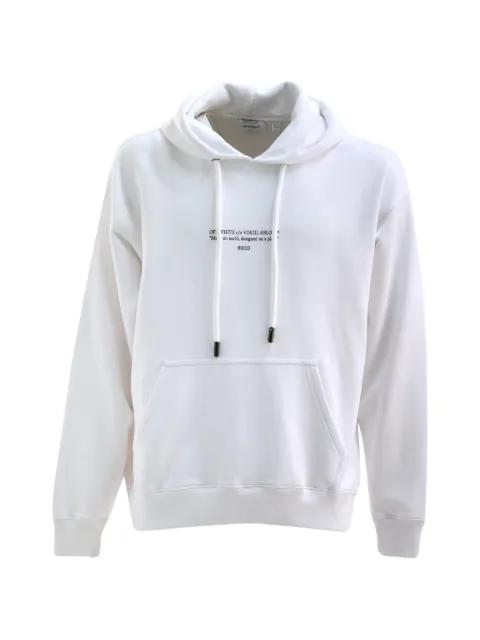 logo-detail hoodie by OFF-WHITE