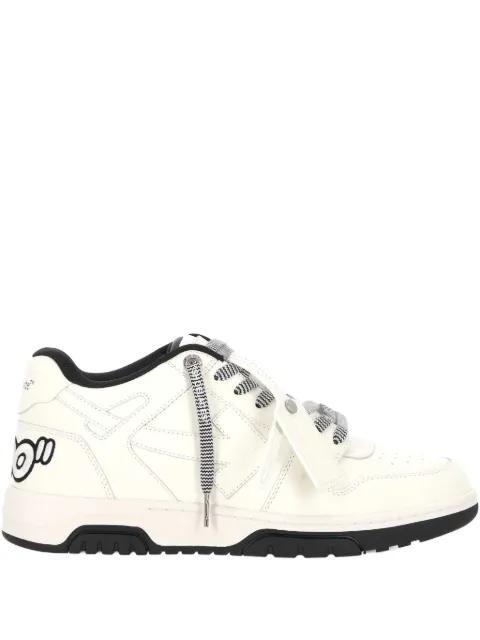 logo-detail leather sneakers by OFF-WHITE