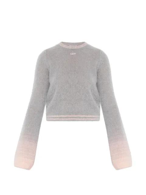 logo-embellishment sweater by OFF-WHITE