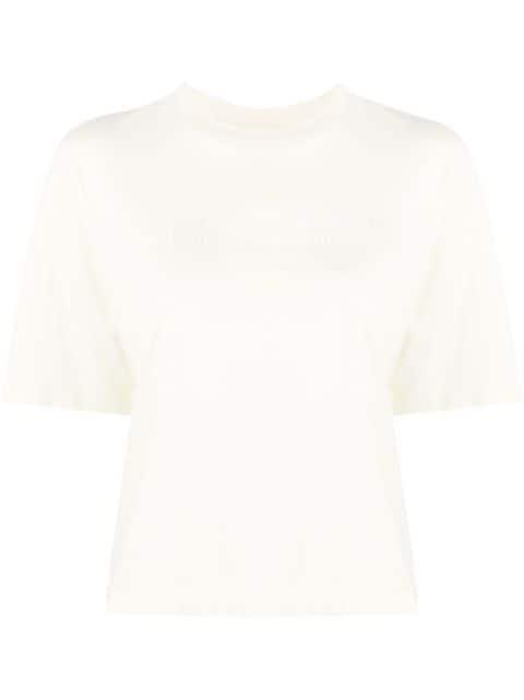 logo-embossed cotton T-shirt by OFF-WHITE