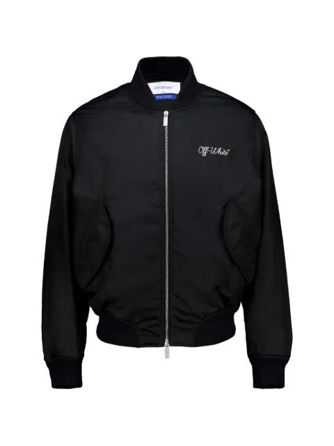 logo-embroidered bomber jacket by OFF-WHITE