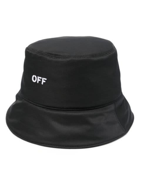 logo-embroidered bucket hat by OFF-WHITE