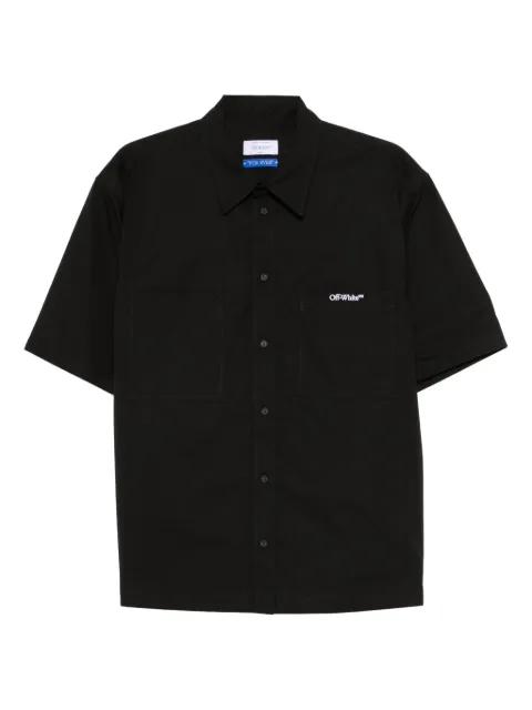 logo-embroidered shirt by OFF-WHITE