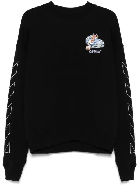 logo-embroidered sweatshirt by OFF-WHITE
