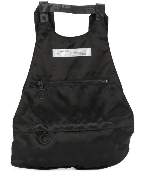logo-jacquard backpack by OFF-WHITE