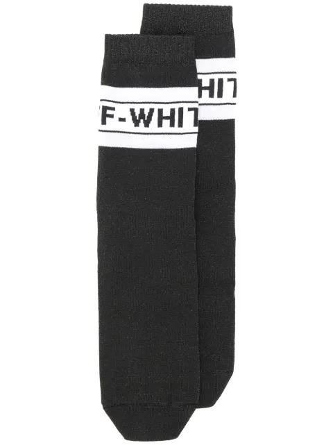 logo knit socks by OFF-WHITE