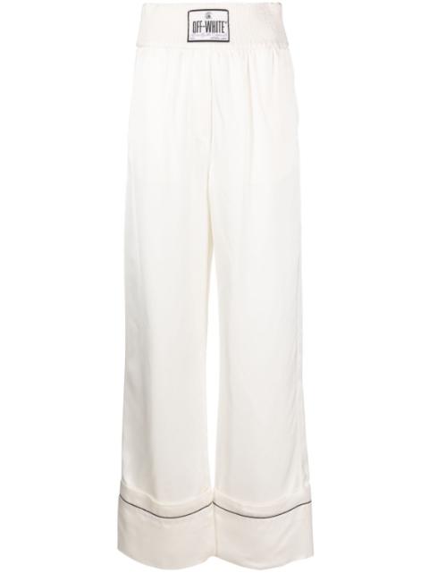 logo-patch elasticated-waist trousers by OFF-WHITE
