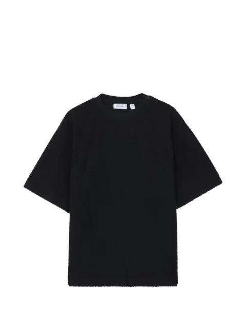 logo-pattern terrycloth T-shirt by OFF-WHITE