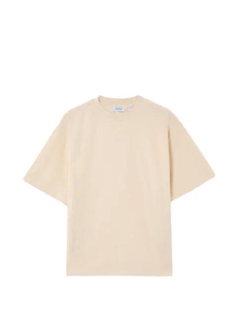 logo-pattern terrycloth T-shirt by OFF-WHITE