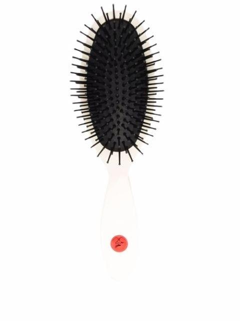logo-plaque hairbrush by OFF-WHITE